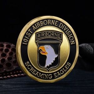 💐 U.S. Army 101st Airborne “Screaming Eagles” Challenge Coin